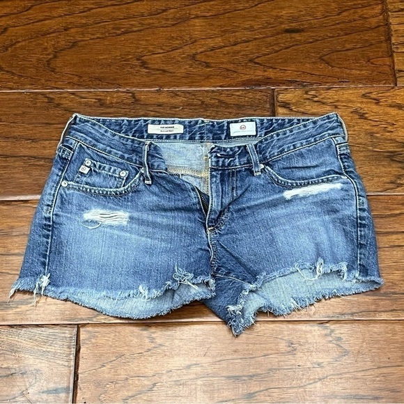 AG Adriano goldschmied the Bonnie relaxed denim short - Picture 1 of 8